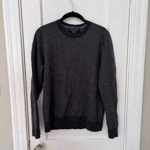 Banana Republic Men's Charcoal Grey Merino Wool Sweater
